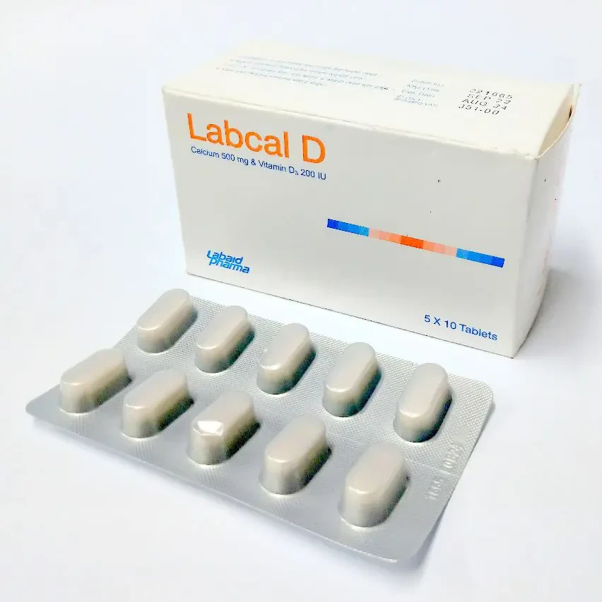 Tablet Labcal D 500mg + 200mg Iu(50pcs)